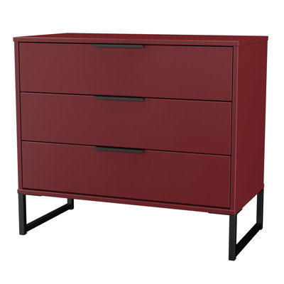 Bisceglia 77cm W 3 - Drawer Chest of Drawers
