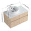 Ensemble de meuble-lavabo mural avec lavabo vasque rond Roomfitter-132513141