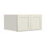 Meuble mural standard HOMEIBRO Cozy Design, en contreplaqué blanc Shaker, prêt à assembler, 33 po L x 24 po P x 18 po H-915285827-915386477