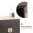 20''Bathroom Vanity,black Excluding sink (Without ceramic basin)