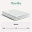 Novilla 25cm Memory Foam Pocket Sprung Zoned Mattress-94274318