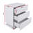 Misiak 3 Drawer Bedside Table-530084985