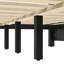 Base de lit plateforme en bois massif Abner Vintage avec tête de lit et pieds robustes-639239144-639239145