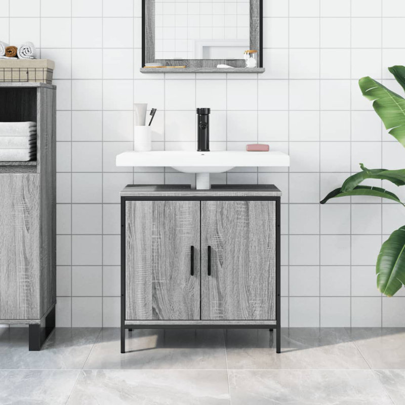 Halesowen 1524mm Single Bathroom Vanity with Basin, Gray Sonoma