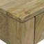 110cm Solid Wood Top Console Table
