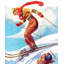 « ski jump », impression sur toile tendue-15060512