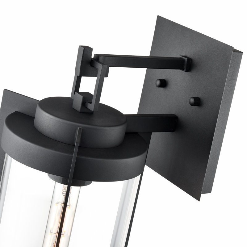 Davisville 1 Light Outdoor Wall Sconce, 16" H x 7.88" W x 8.88" D