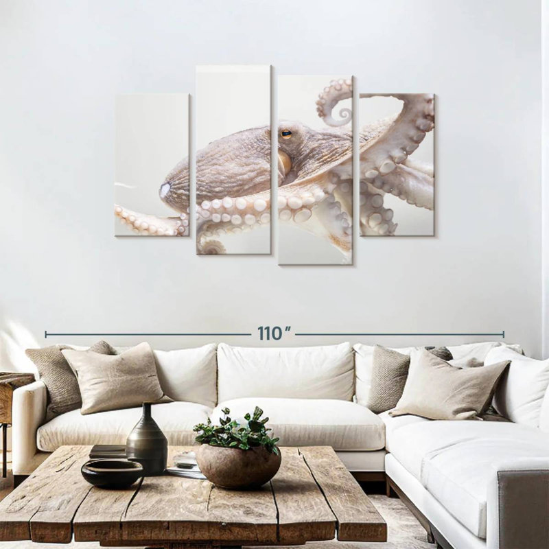 Brampt Aquarium Octopus, 48" H x 75" W