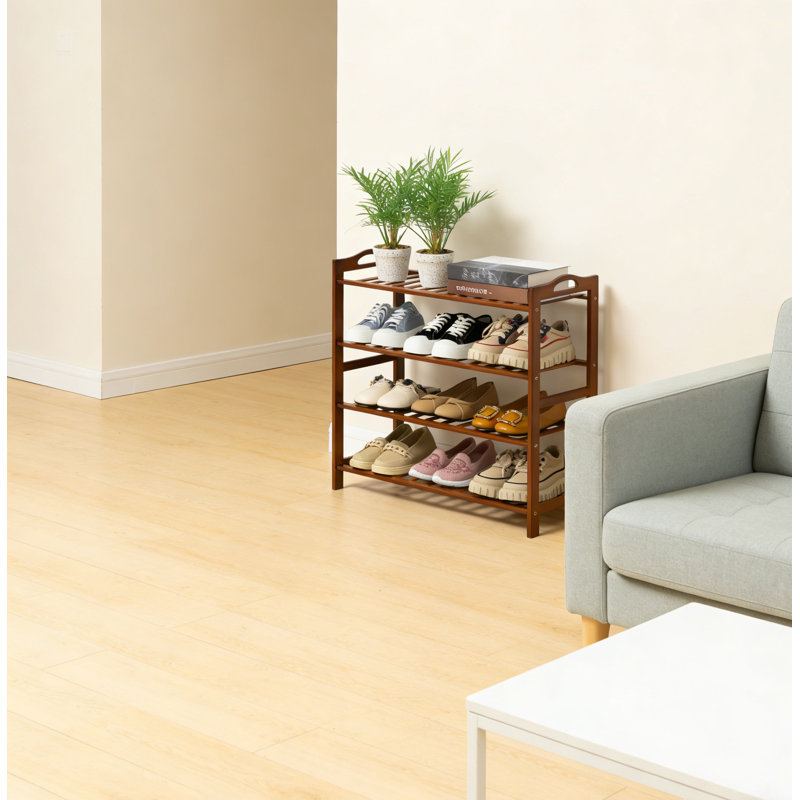 Bamboo Shoe Rack - A Shelf Used For Wardrobes, Entrances, Bedrooms, Living Rooms, Front Doors, Studios, And Bathrooms