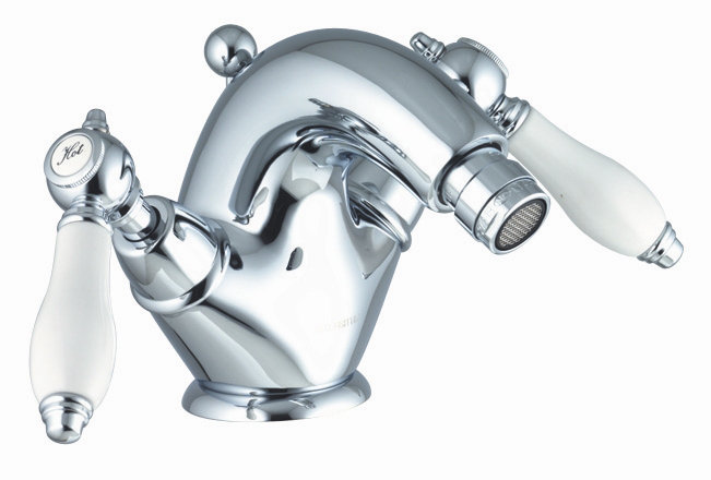 Robinet de bidet Herend, Chrome