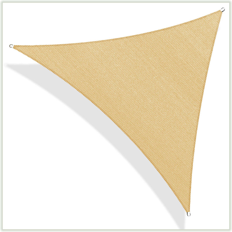 Toile d'ombrage en tissu Colourtree Triangle Sun, bleu, 19 pi x 19 pi x 19 pi