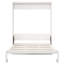 Lit escamotable multifonction en bois avec tablette de rangement latérale-1219033646