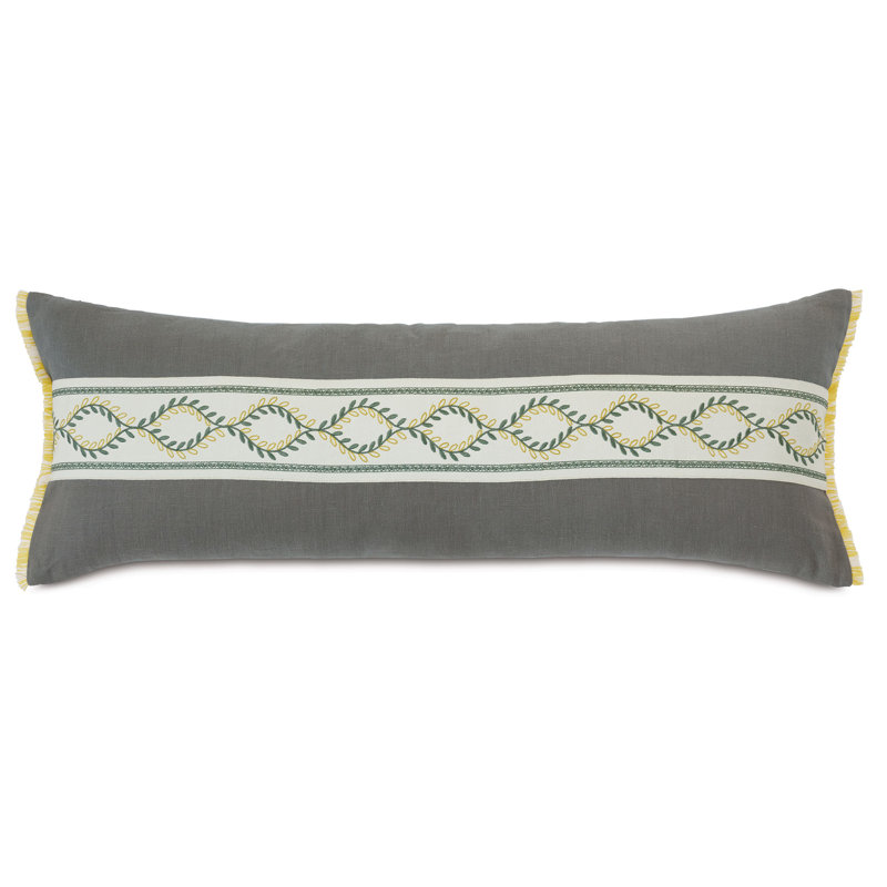 Clementine Linen Lumbar Pillow Cover & Insert