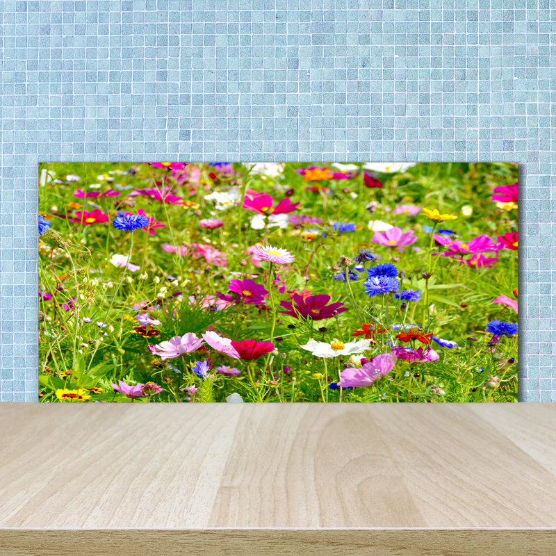 Lohla 50cm W x 100cm L Glass Peel and Stick Panel