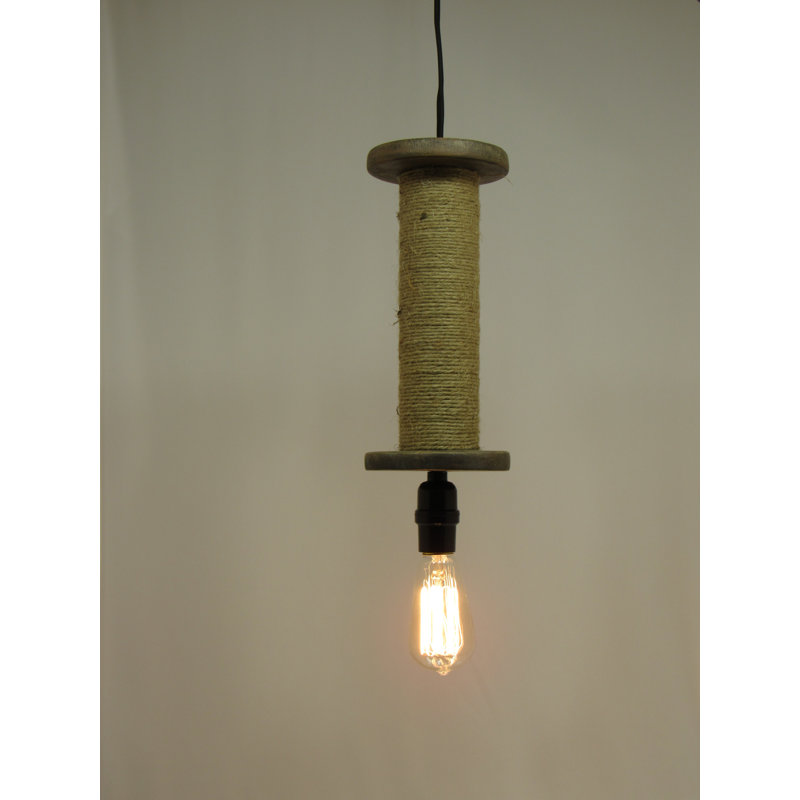 Emzie 1 - Light Beige/Gray Single Pendant