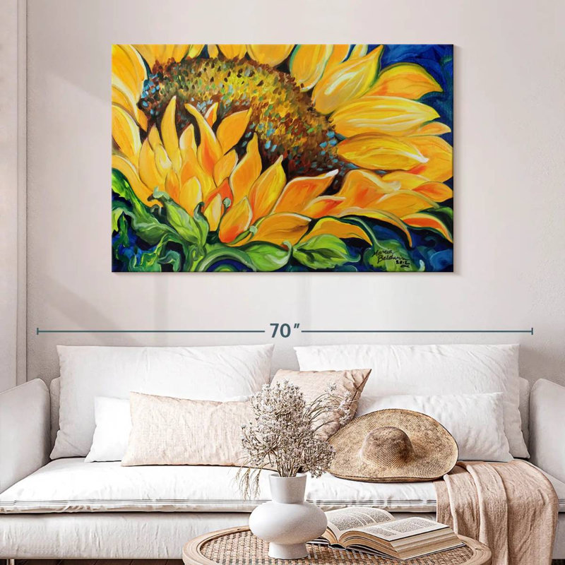 Tournesol Harnek - septembre, H 32 po x l 48 po