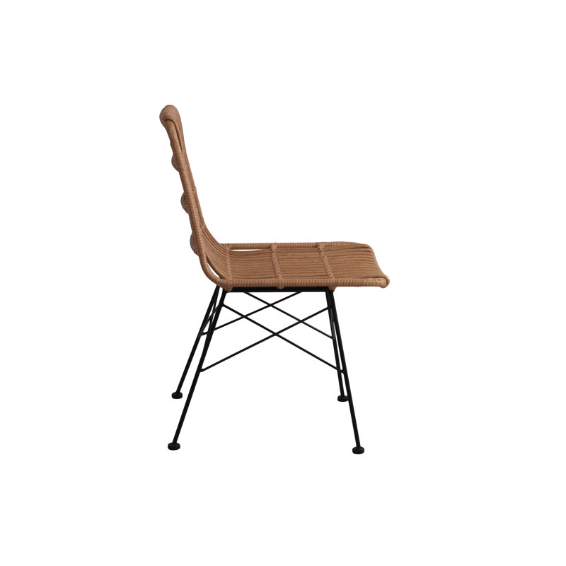 Winding Upholstered Accent Chair