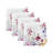 Censu Poppy Wildflower Spring Border Napkin Set Of 4