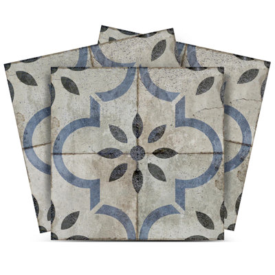 5'' W x 5'' L Vinyl Peel and Stick Field Tile