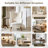 41" High Back Accent Chair, Thickened Upholstered Teddy Wool Chair, Comfy Armchair with Birch Wood Legs, White