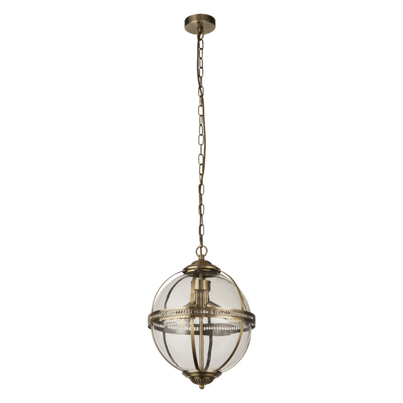 Margaux 3 - Light Sphere Chandelier, Plated Satin