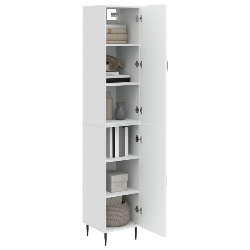 Storage Cabinet, High Gloss White