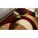 Bingo Red Modern Geometric Rug