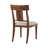 19.5'' H Upholstered Mahogany Side Chair