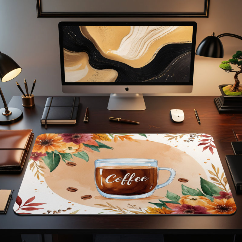 Polyester Desk Pad, 31.5x15.5