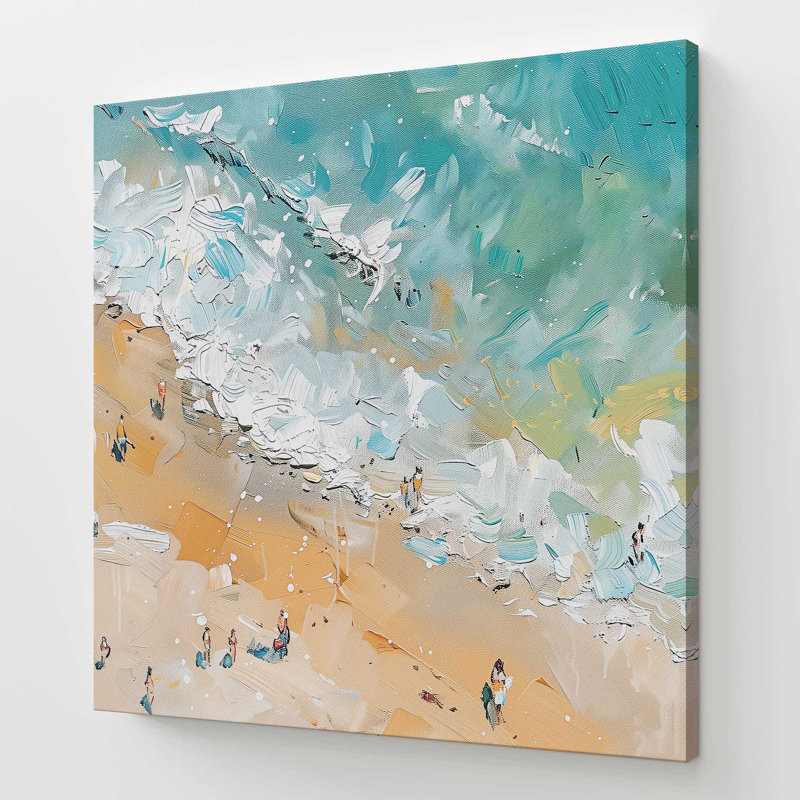 Sandy Serenade, grande impression sur toile, H 48 po x l 48 po