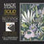 Impression encadrée mauve «Jungle Garden» - prête à être accrochée - aucun clou requis - aucun clou requis-575369047-575369055