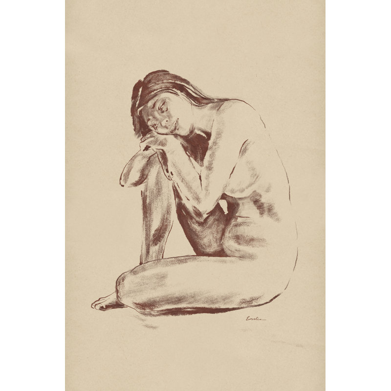 Tarmara Conte Figure I by Evelia Designs - Wrapped Canvas Print, 46 cm H x 30 cm W