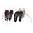 9‑Pair Metal Wire Shoe Rack Vertical Free‑Standing Organizer /Off‑-627437049