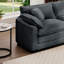 Canapé modulaire Mid-Century 3 places avec 2 accoudoirs et 3 coussins