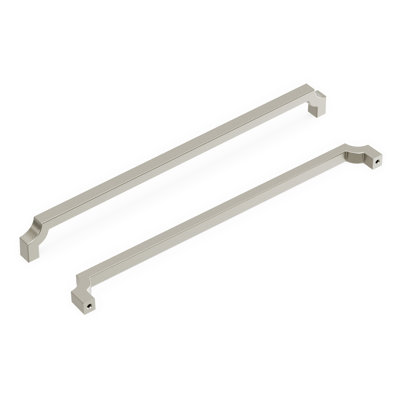 Monarch Collection Appliance Pull - 18" Center to Center Cabinet Pull Satin Nickel - Transitional Hardware for Drawers & Cabinets