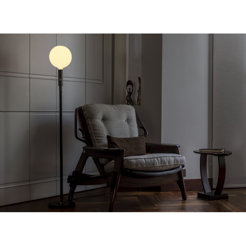 Poise Adjustable Floor Lamp In Graphite