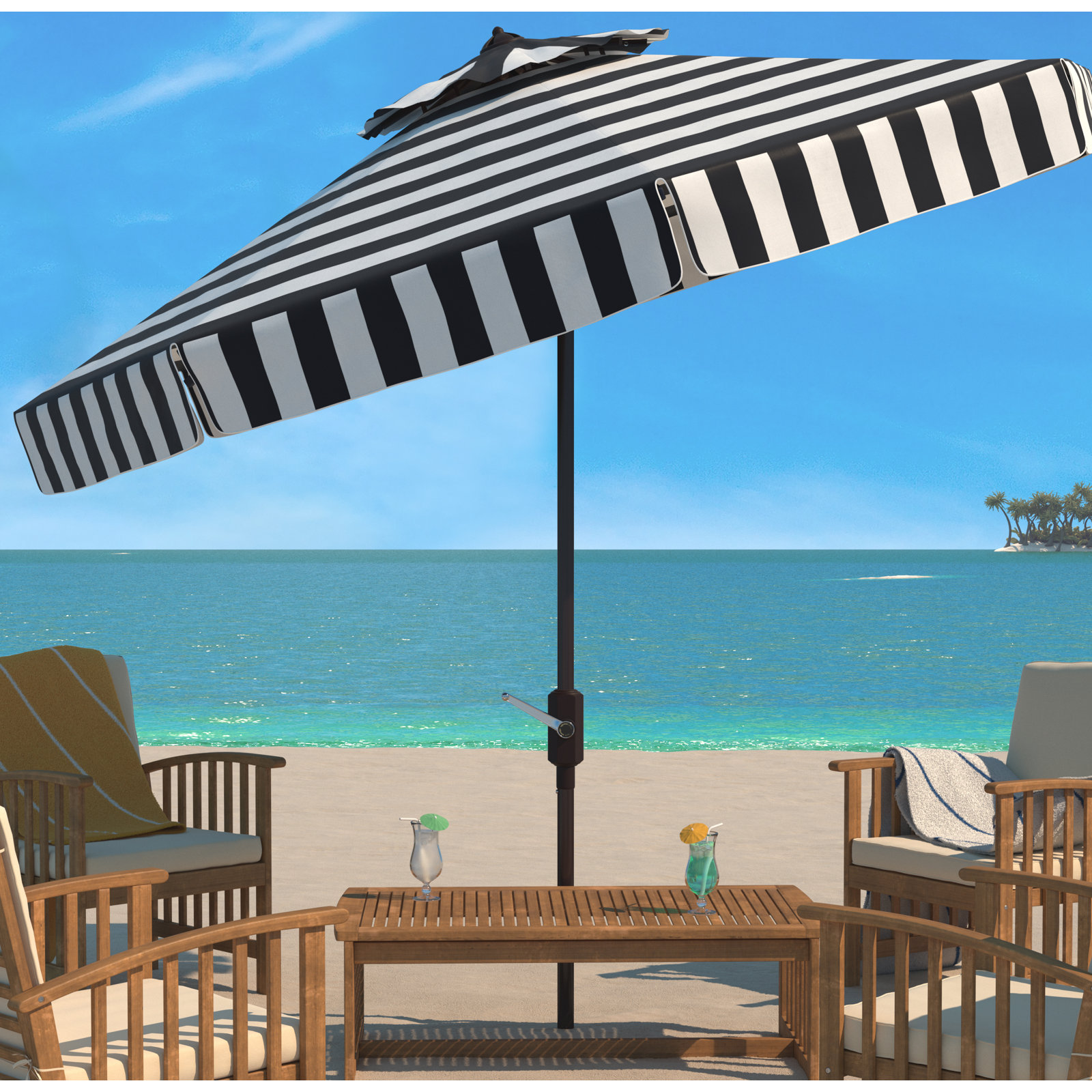 Trainor 130'' Outdoor Umbrella