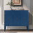 Adjustable Shelf Sideboard with 3 Retro Metal Handles & 4 Pinewood Legs, Storage Cabinet for Entryway, Living Room & Study-1831947908