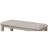 Rectangular Counter Height Bench With Grey Upholstery And Footrest, Strong Wood Frame For Dining Room In Beige Gray, Upholstered Area