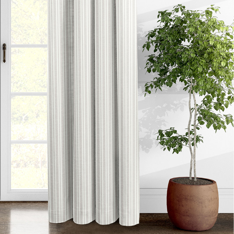 Pacific Stripe, 50" W x 96" L, Mushroom