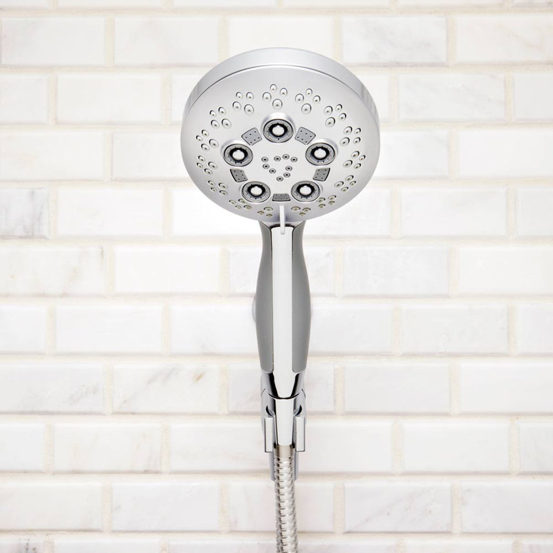 Rio Multi Function Handheld Shower Head, Polished Chrome