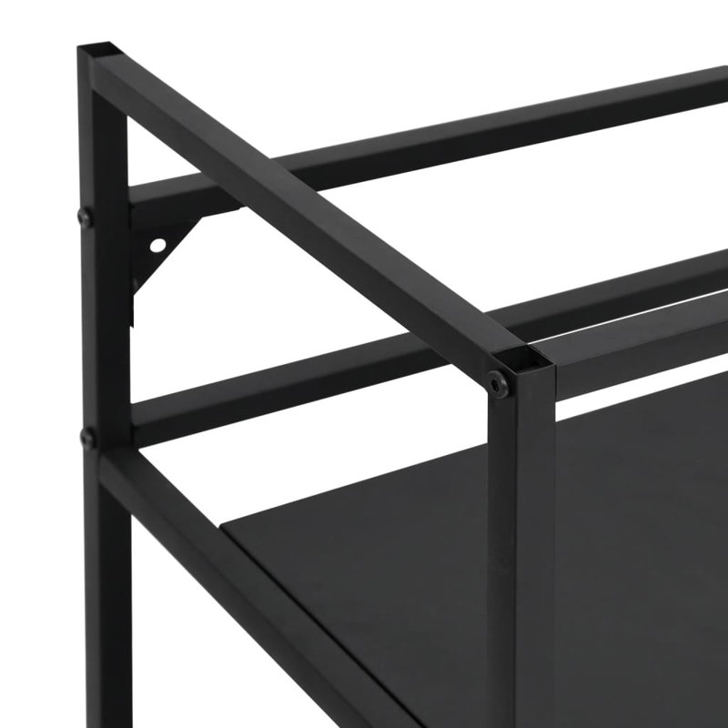 Guderian Single Bathroom Vanity Base Only, Black
