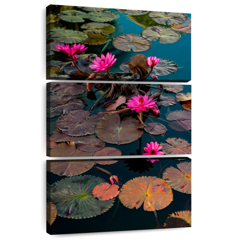 Harnek Lily Pond, 74" H x 48" W