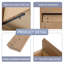 60'' Wall-Mounted Floating Bathroom Storage with Soft-Close Drawer-150327835-150327813
