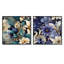 Wattrelos - Ensemble de 2 collages carrés botaniques abstraits-101862835-101862841