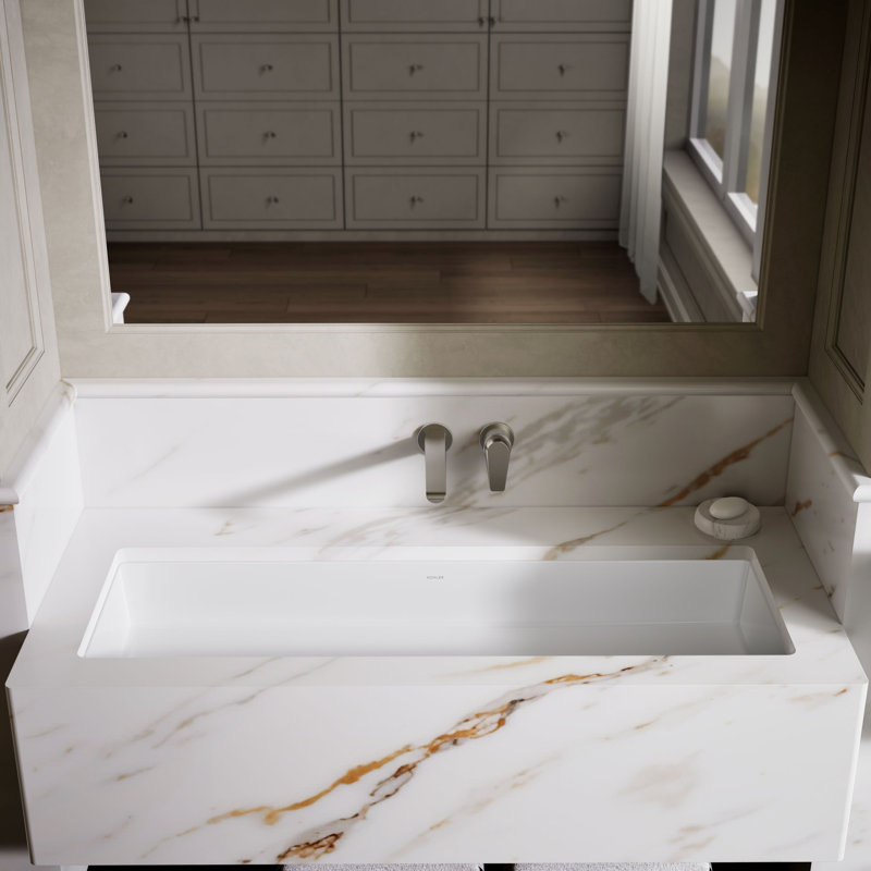 Verticyl 42-1/2 In. Rectangular Undermount Bathroom Sink