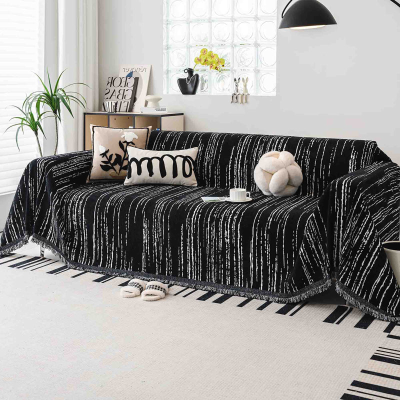Sofa Slipcover, Black