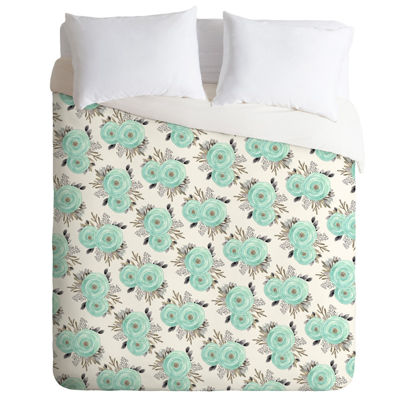 Iveta Abolina Traditional Floral Duvet Cover, King Duvet Cover
