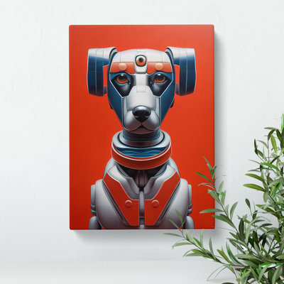 XC1022-3846X Robo Dog - Wrapped Canvas Print