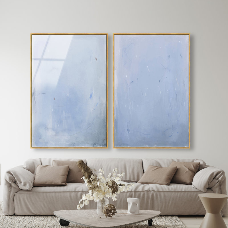 Calm Waters High-Gloss Frameless Acrylic Glass Wall Art Abstract Print by Oliver Gal, Ready to Hang, 10 x 15, 37"H x 55"W